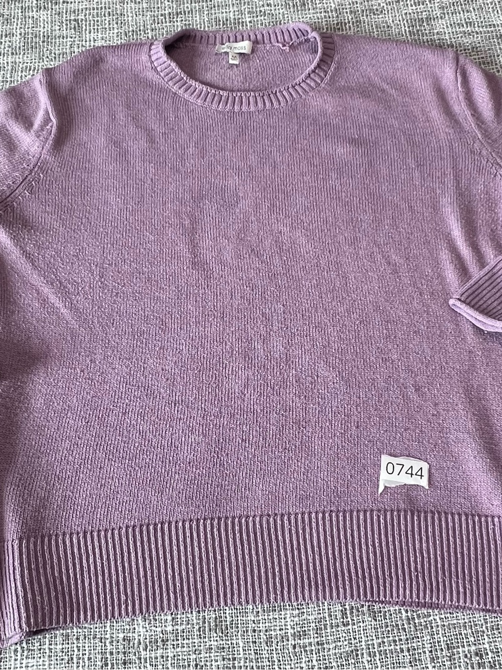 Ella Moss Lavender Crewneck Sweater